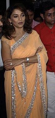 Bollywood Actress Madhuri Dixit Saree Photos